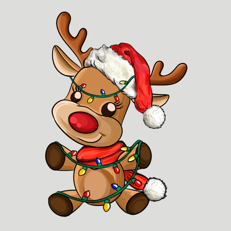 Baby Christmas Reindeer Zipper Hoodie by AdoDesignShop | Teevron