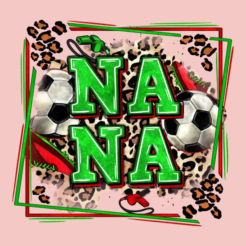 Soccer Nana With Leopard Urban Heavy Tee by Zillion Design Studio | Teevron