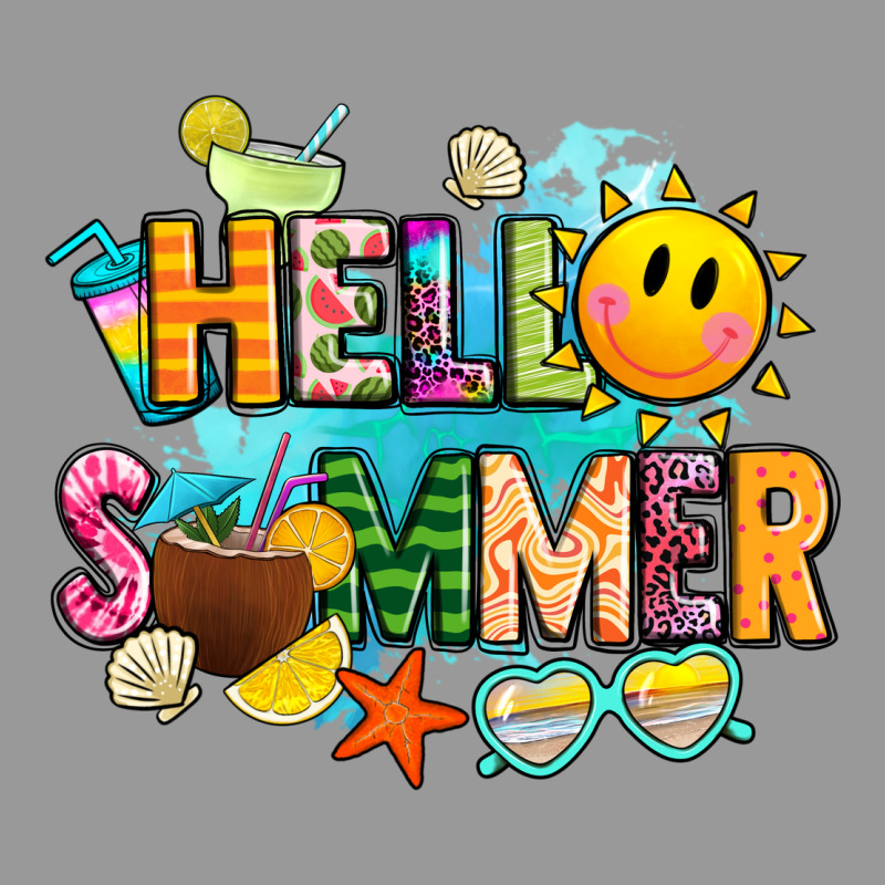 Hello Summer Vintage Hoodie by JahusDesignShop | Teevron