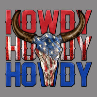 Howdy Howdy Howdy 4th Of July Bull Skull Billie Wi Vintage Tee | Teevron