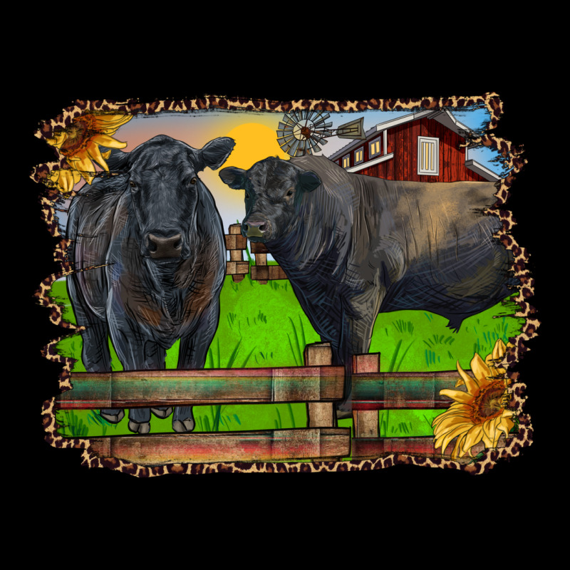 Black Angus Cattle And Bull In Barnyard Urban Heavy Tee by RanaPortraitStore | Teevron