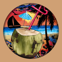 Coconut Drink Colorful Leopard Vintage Tee | Teevron