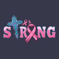 Strong With Cross Ribbon Long Sleeve Tee | Teevron