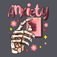 Anxiety Skeleton Hand Vintage Hoodie | Teevron