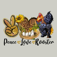 Peace Love Rooster Heavyweight Hoodie | Teevron
