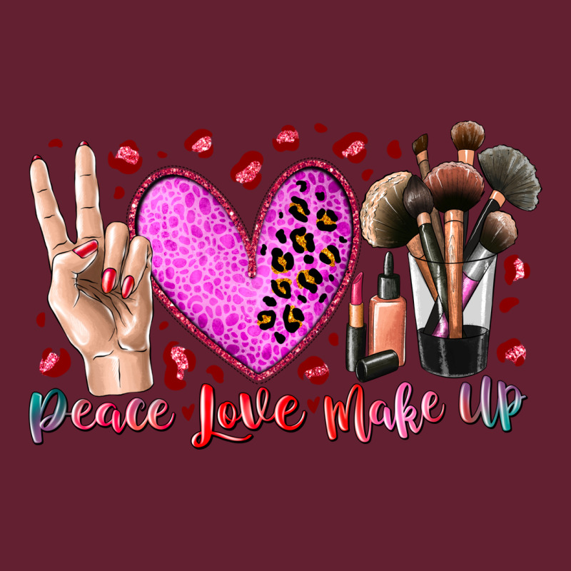 Peace Love Makeup Classic Tee by RacoonDesign | Teevron