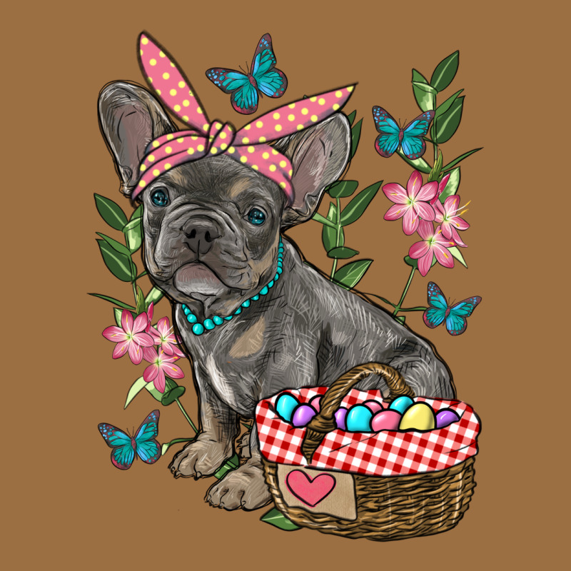 Easter French Bulldog Vintage Tee by RanaPortraitStore | Teevron