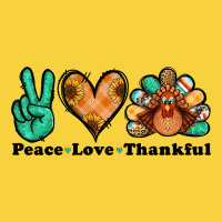Peace Love Thankful Turkey Premium Sweatshirt | Teevron