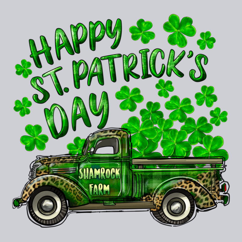 Happy St. Patricks Day Shamrock Farm Truck Heavyweight Sweatshirt by RanaPortraitStore | Teevron