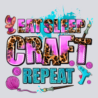 Eat Sleep Craft Repeat Zipper Hoodie | Teevron