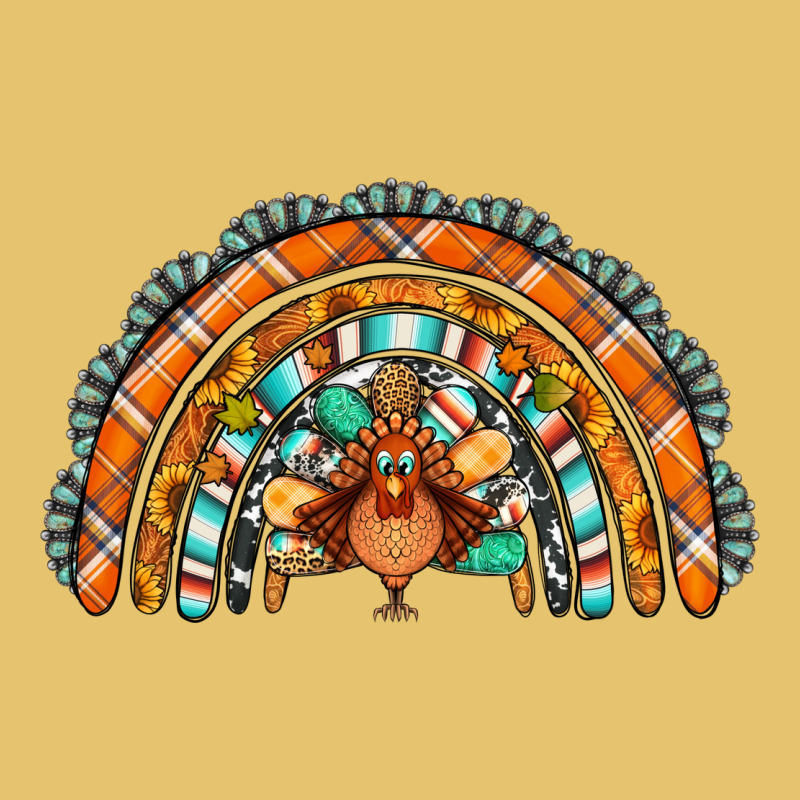 Turquoise Thanksgiving Turkey Rainbow Premium Sweatshirt by Jasminsmagicworld | Teevron