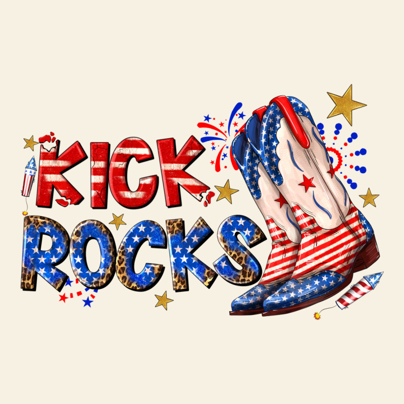 Kick Rocks Cowboy Boots Fourth Of July Vintage Tee by texasbilliewilder | Teevron