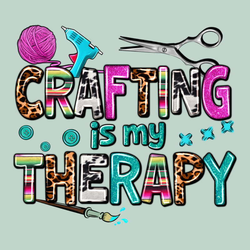 Crafting Is My Therapy Zipper Hoodie by AdoDesignShop | Teevron