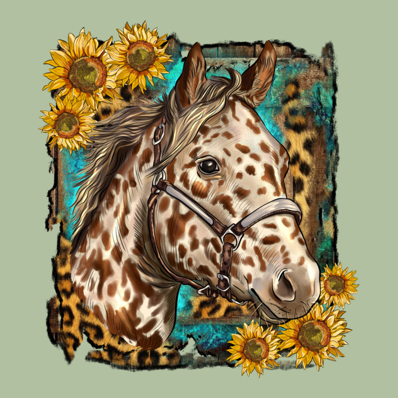 Appaloosa Horse With Sunflowers And Western Background Urban Hoodie by LillyAllenDesigns | Teevron