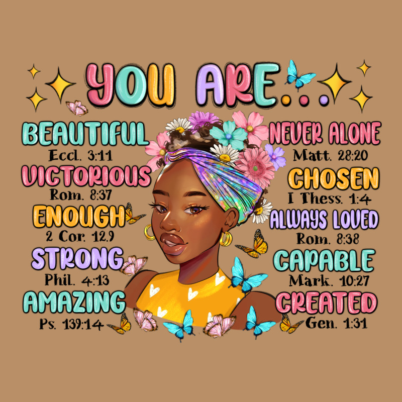 You Are Beautiful Victorious Enough Strong Vintage Hoodie by MaliasSmallBusiness | Teevron