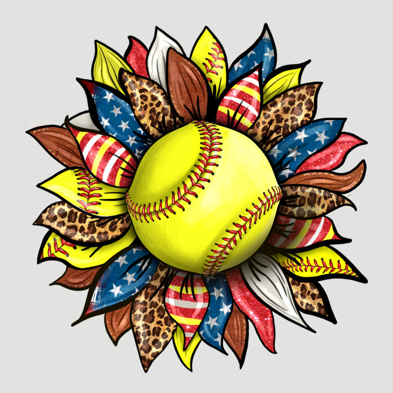 Softball Sunflower Classic Tee by HRA Design Shop | Teevron