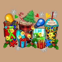 Autism Christmas Coffee Cups Vintage Tee | Teevron