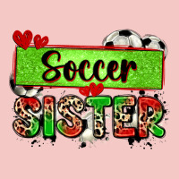 Soccer Sister With Leopard Urban Heavy Tee | Teevron