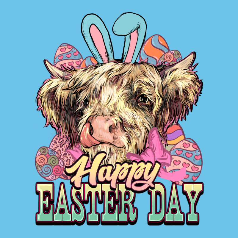 Easter Day Cow Premium Sweatshirt by NancyCooperArtShop | Teevron