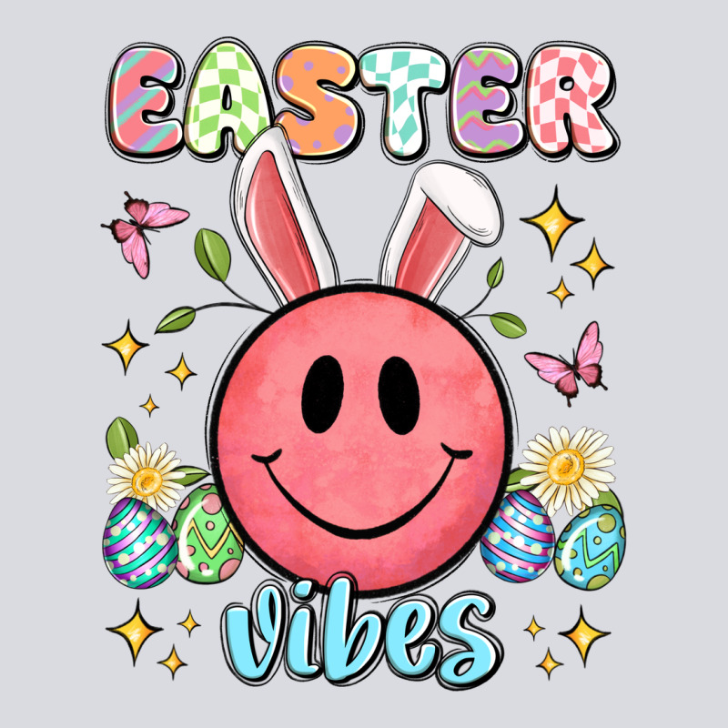 Easter Vibes Smiley Face Zipper Hoodie by Artiststas | Teevron