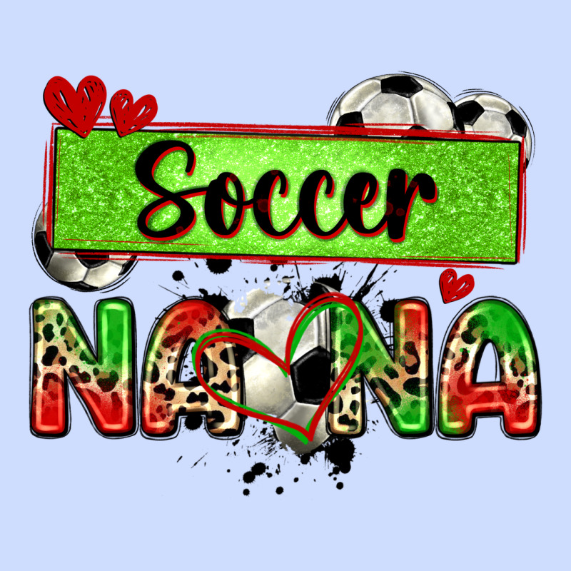 Soccer Nana With Leopard Urban Heavy Tee by Zillion Design Studio | Teevron