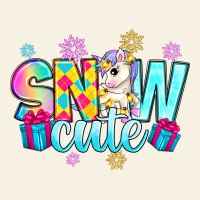 Snow Cute With Unicorn Vintage Tee | Teevron