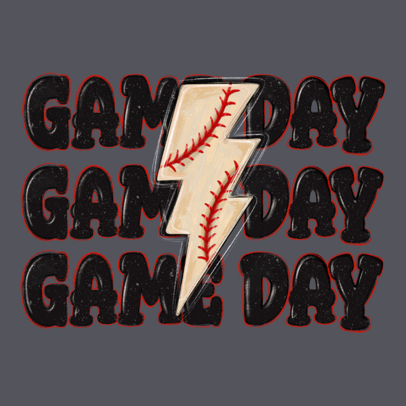 Game Day Game Day Baseball Vintage Hoodie by MaliasSmallBusiness | Teevron