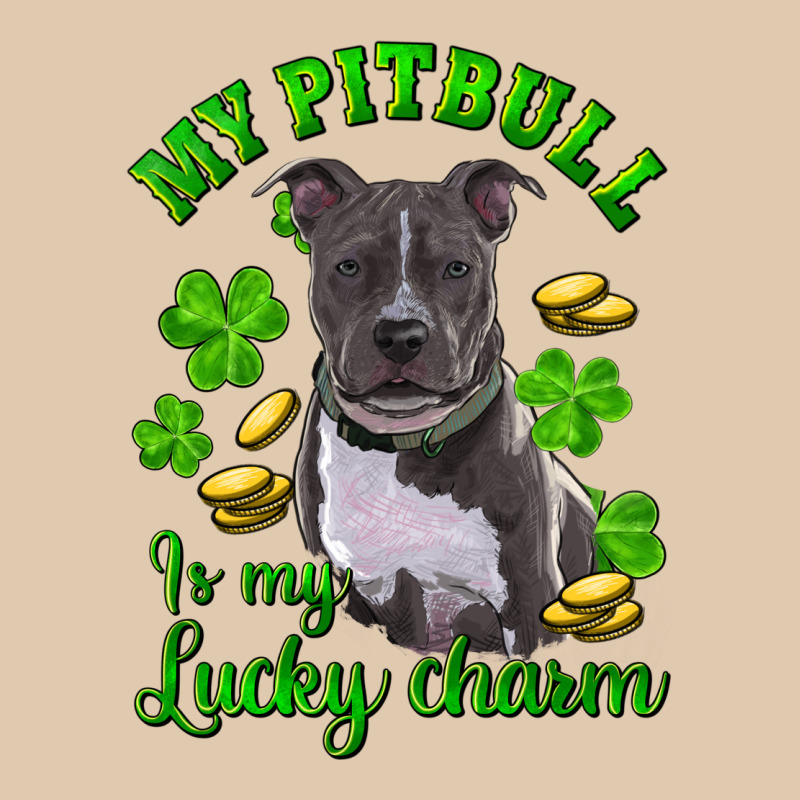 St Patricks Day My Pitbuli My Lucky Charm Heavyweight Sweatshirt by RanaPortraitStore | Teevron