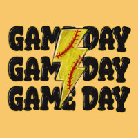 Game Day Game Day Game Day Softball Vintage Hoodie | Teevron
