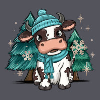 Winter I'm Udderly Freezing Baby Cow Vintage Hoodie | Teevron