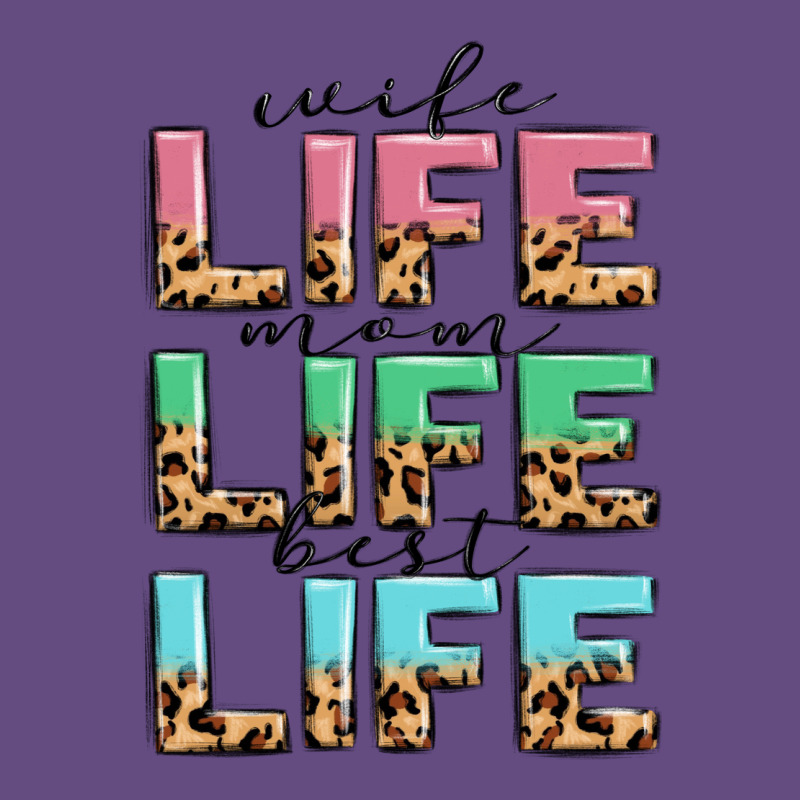 Wife Life Mom Life Best Life Vintage Hoodie by MaliasSmallBusiness | Teevron
