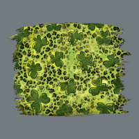 St Patricks Day Shamrock Leopard Background Heavyweight Sweatshirt | Teevron