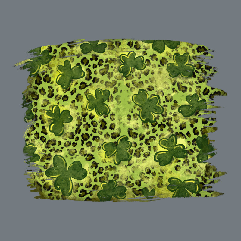 St Patricks Day Shamrock Leopard Background Heavyweight Sweatshirt by RanaPortraitStore | Teevron
