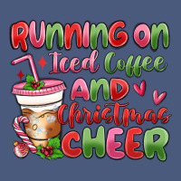 Running On Iced Coffee And Christmas Cheer Vintage Hoodie | Teevron