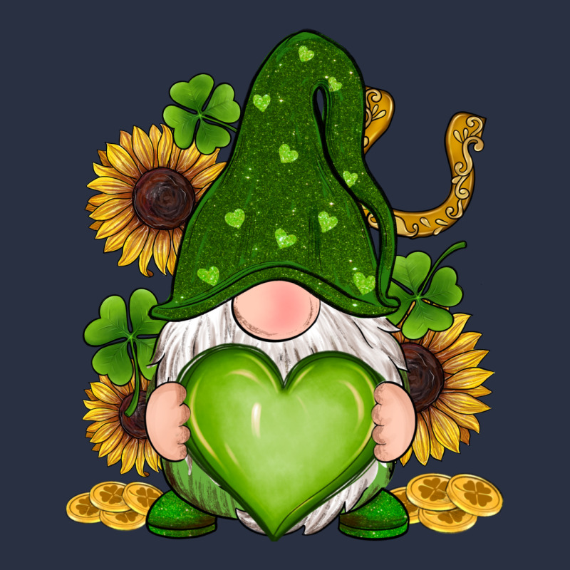 St Patricks Day Shamrock Sunflowers Gnomes Heavyweight Sweatshirt by RanaPortraitStore | Teevron