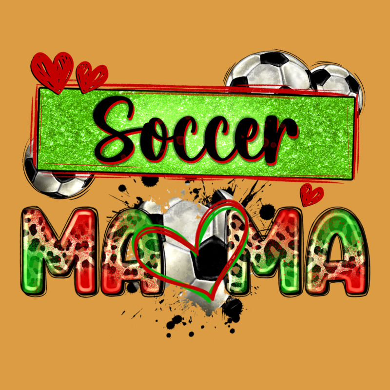 Soccer Mama With Leopard Urban Heavy Tee by Zillion Design Studio | Teevron
