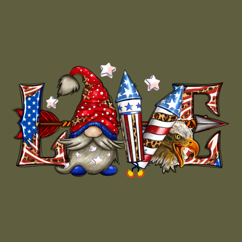 Love 4th July With Gnome Billie Wilder Vintage Tee by texasbilliewilder | Teevron