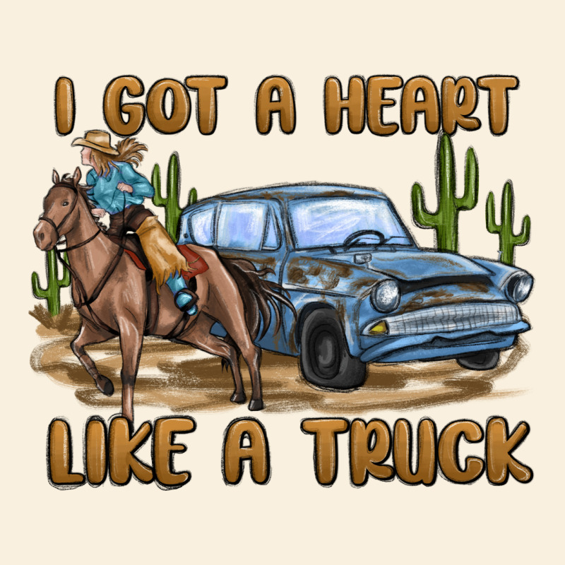 I Got A Heart Like A Truck Vintage Hoodie by MaliasSmallBusiness | Teevron