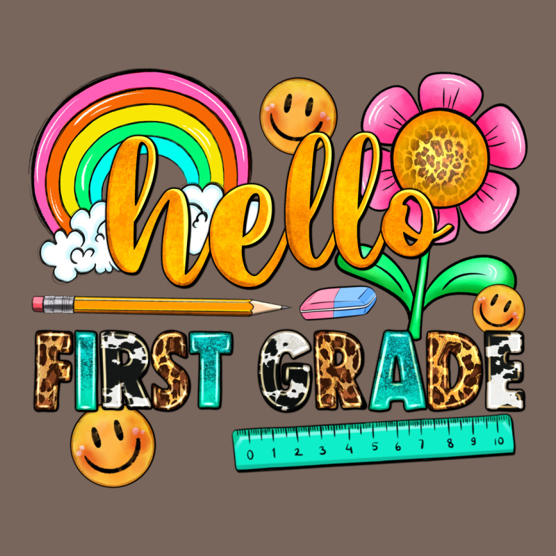 Hello First Grade Premium Hoodie by NancyCooperArtShop | Teevron