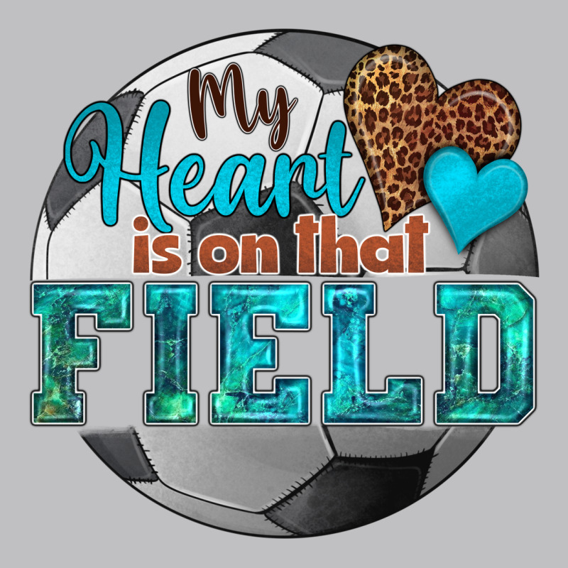 My Heart Is On That Field Soccer Long Sleeve Tee by HRA Design Shop | Teevron