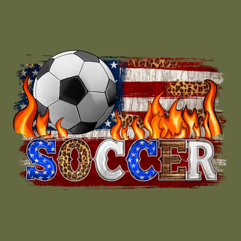 Western American Flag Soccer Long Sleeve Tee by HRA Design Shop | Teevron