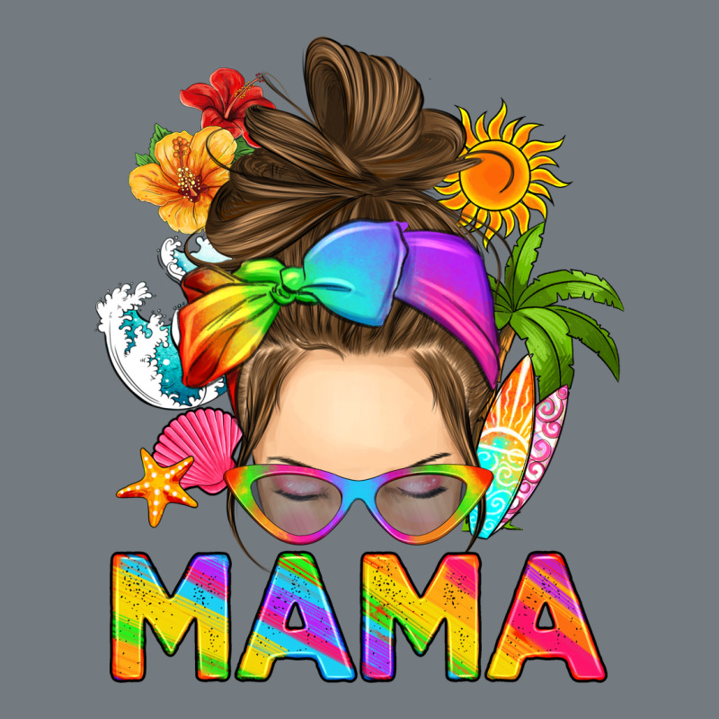 Messy Bun Mama Summer Heavyweight Sweatshirt by RanaPortraitStore | Teevron
