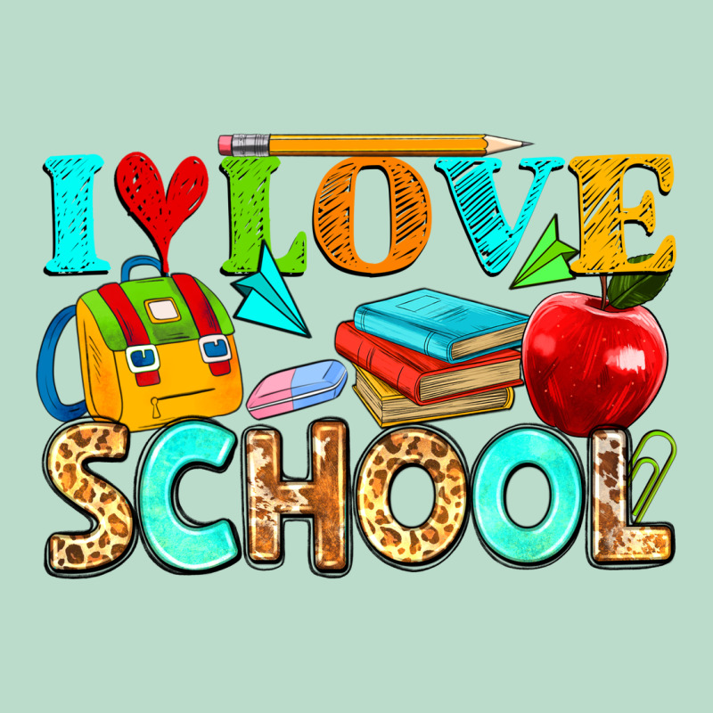 I Love School Premium Hoodie by NancyCooperArtShop | Teevron