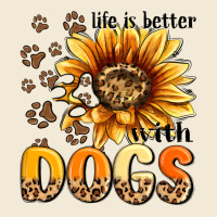 Life Is Better With Dogs Sunflower Premium Hoodie | Teevron