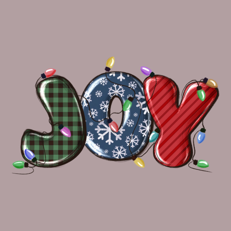 Joy Christmas Lights Vintage Hoodie by MaliasSmallBusiness | Teevron