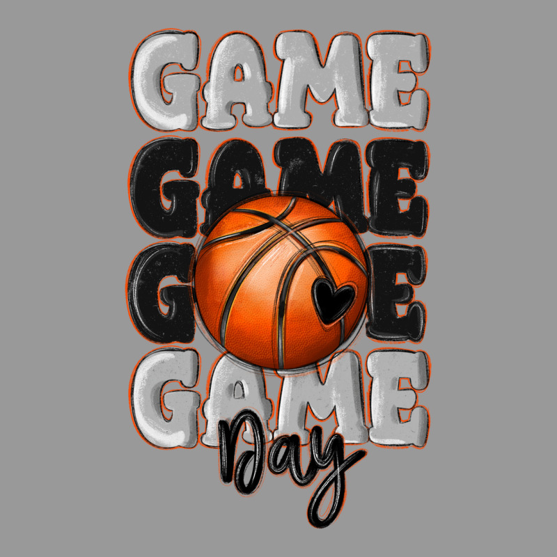 Game Day Basketball Bal Vintage Hoodie by MaliasSmallBusiness | Teevron