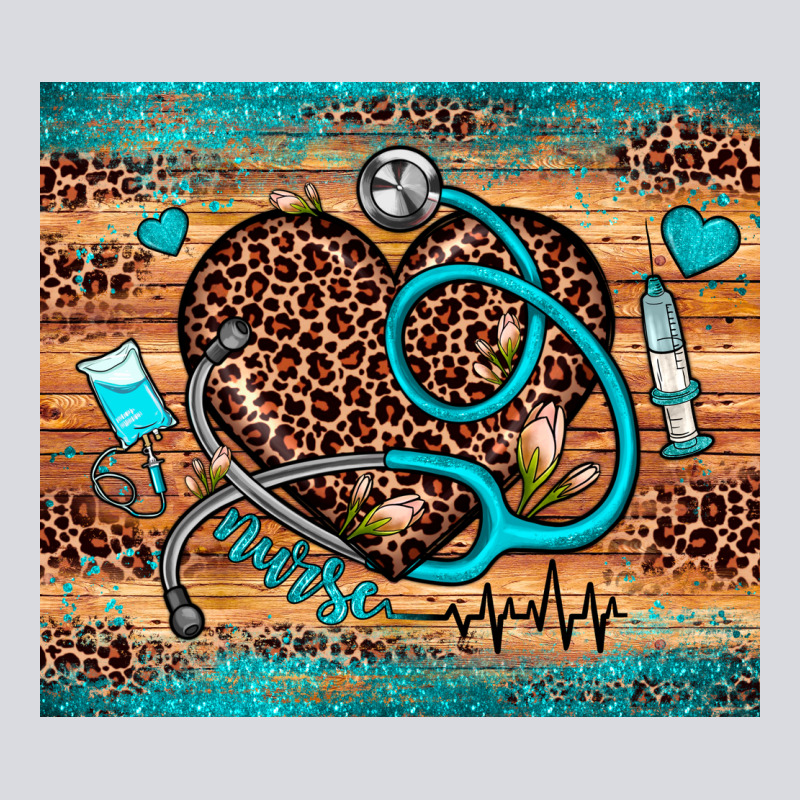 Nurse Leopard Heart Zipper Hoodie by JahusDesignShop | Teevron