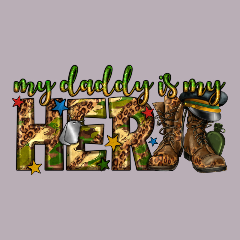 My Daddy Is My Hero Army Western Vintage Tee by texasbilliewilder | Teevron