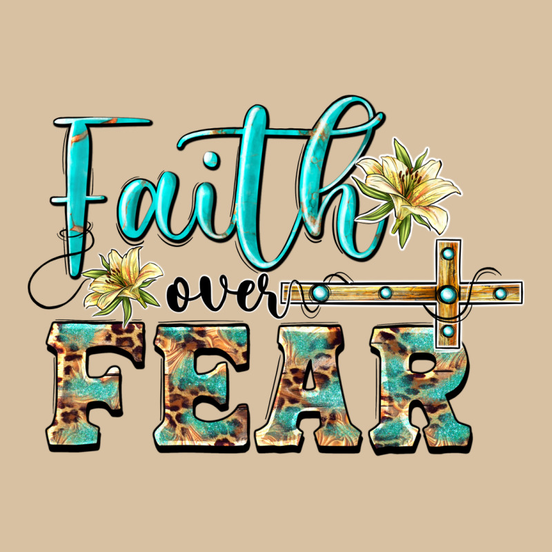 Faith Over Fear With Cross Heavyweight Hoodie by BarkalooDesign | Teevron