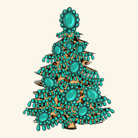 Christmas Tree With Gemstones Premium Hoodie | Teevron
